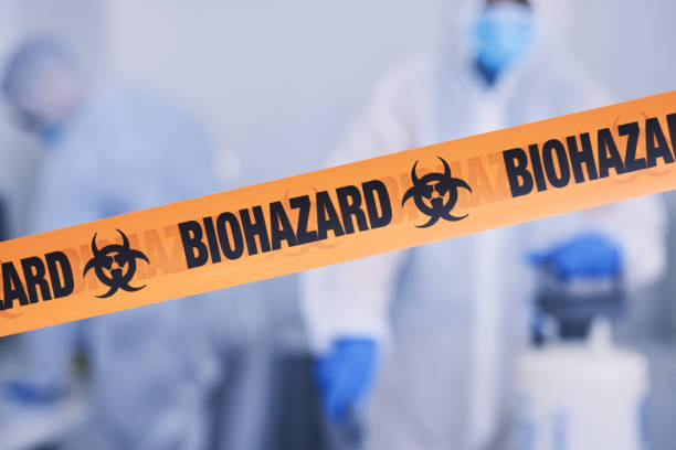Professional Infectious Disease Decontamination technician working in Alamo, TX